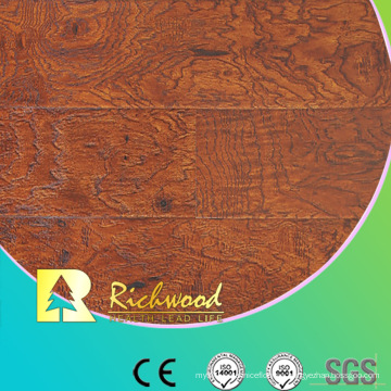 12.3mm en relieve en el piso laminado con textura encerada Hickory Hickory